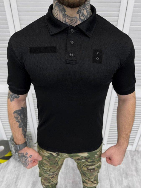 Тактическая футболка polo black XL - изображение 2