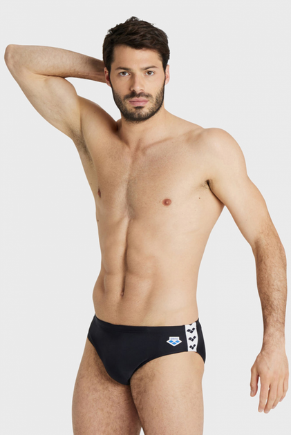 Плавки Arena ICONS SWIM BRIEFS 80 Чорний 005049-500 - Фото 3 Плавки Arena ICONS SWIM BRIEFS 80 Чорний 005049-500 - зображення 3