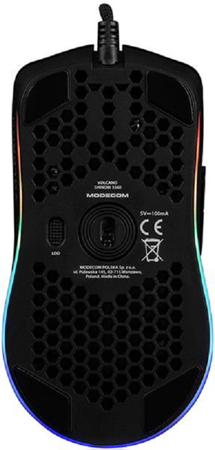 Мышь Modecom Volcano Shinobi 3360 (M-MC-SHINOBI-3360-100) Black USB - изображение 2