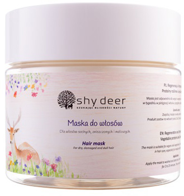 Maska Shy Deer do włosów suchych zniszczonych i matowych 200 ml (5900168929760) - obraz 1