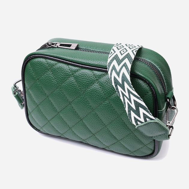 Сумка кросс-боди женская кожаная Vintage leather-22384 Зеленая – в ...