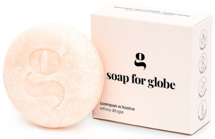 Szampon Soap for Globe do włosów długich Long & Shiny 80 g (5904261331024) - obraz 1