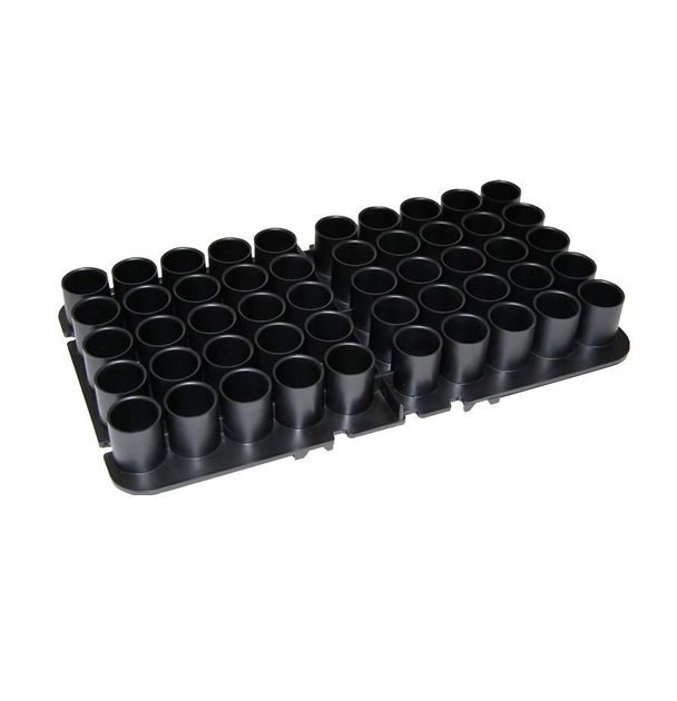 Подставка на 50 глакоствольных патронов 12 калибра MTM Shotshell Tray Цвет - черный - изображение 1