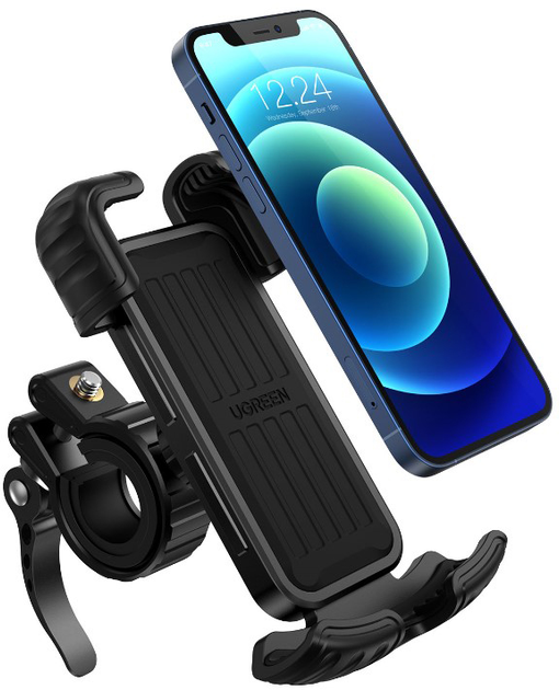 Велотримач для телефону Ugreen LP494 Bike Phone Mount Black (6957303865482) - зображення 1