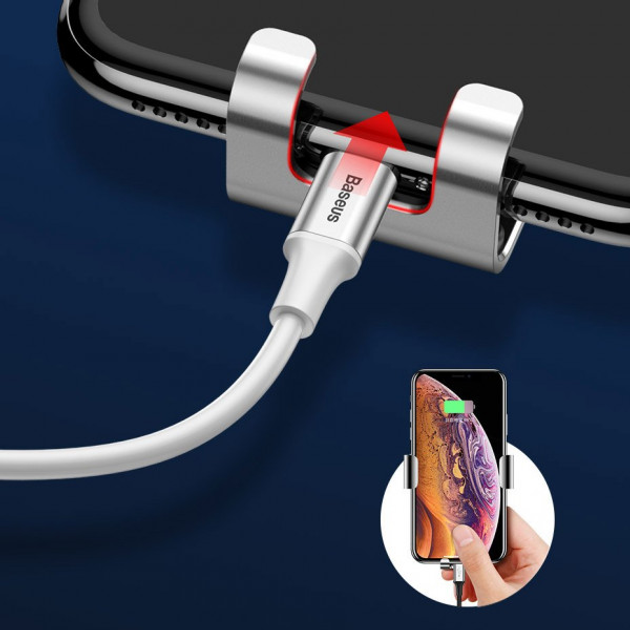 Samochodowy uchwyt do telefonu Baseus Gravity Metal Age Car Mount (SUYL-J0S) - obraz 14