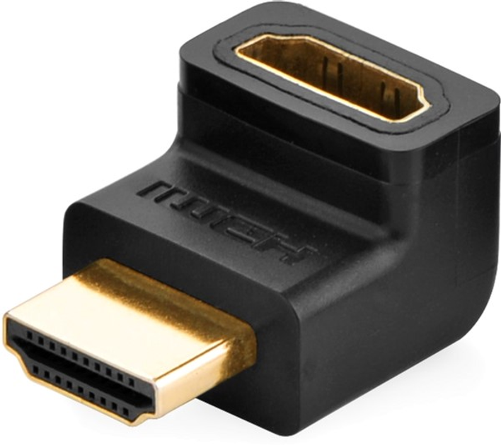 Adapter Ugreen HD112 HDMI Male to Female Adapter Black (6957303821105) - obraz 1