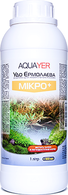 Удобрение для аквариумных растений AQUAYER Удо Ермолаева МИКРО+ 1 л - Фото 1 Удобрение для аквариумных растений AQUAYER Удо Ермолаева МИКРО+ 1 л - изображение 1