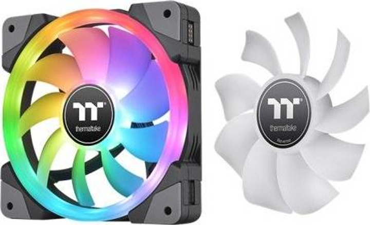 Zestaw wentylatorów Thermaltake SWAFAN EX14 RGB PC Cooling Fan TT Premium Edition 14 cm Czarny 3 szt. (CL-F144-PL14SW-A) - obraz 5