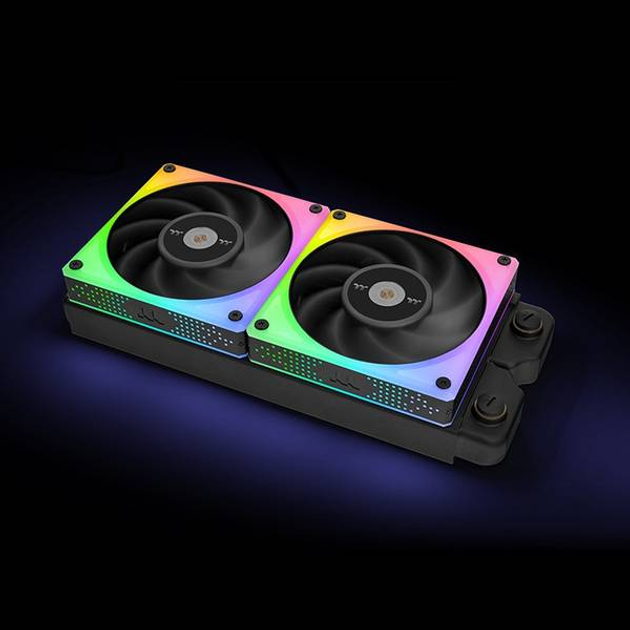 Вентилятор Thermaltake TOUGHFAN 14 RGB 14 см Білий 3 шт (CL-F136-PL14SW-A) - зображення 3
