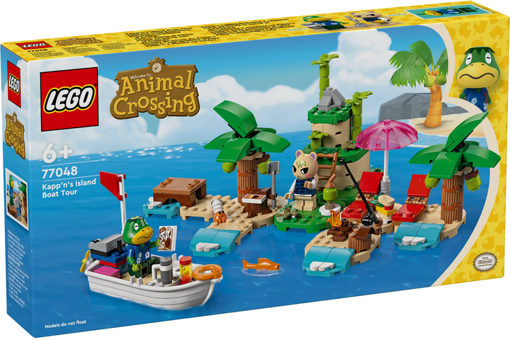 Zestaw klocków Lego Animal Crossing Wycieczka na wyspę Kapp\'n na łodzi 233 elementy (77048) - obraz 1