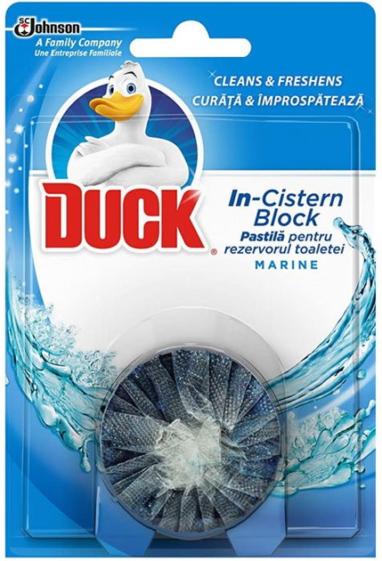 Krążek barwiący wodę do toalet Duck Marine 50 g (5000204617078) - obraz 1