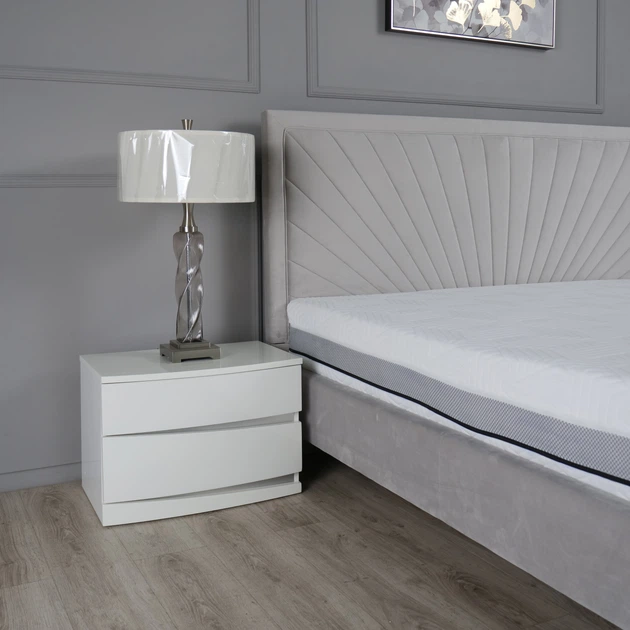 Кровать Frisco Клер 1730х2120х1220 мм Светло-серая (32725-1,6Claire) - изображение 4
