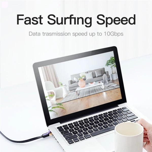 Патч-корд Vention CAT7 FTP Ethernet, 3 м Black (6922794729841) - зображення 8