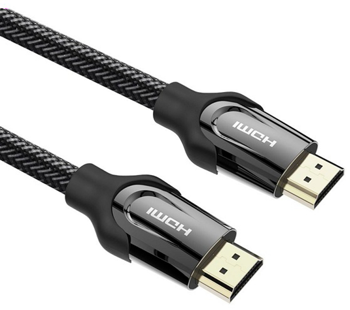 Kabel Vention HDMI-HDMI, 1 m v2.0 Black (VAA-B05-B100) - obraz 2
