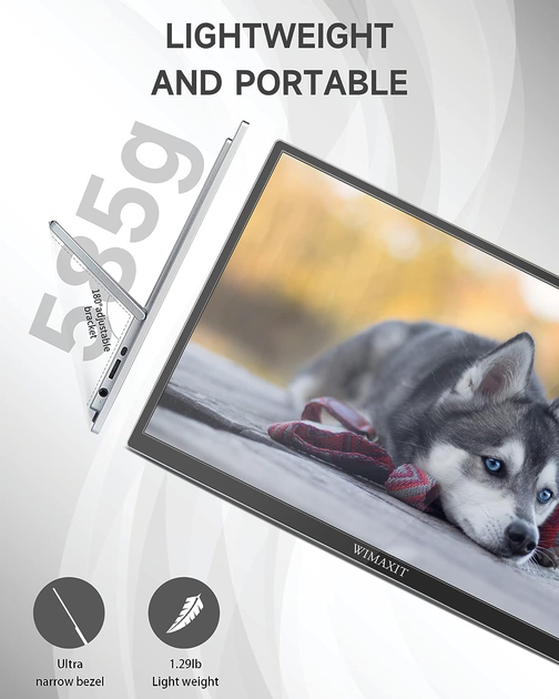 Монитор 14" Wimaxit M1410CT Full HD IPS 60 Гц Over Stоск - изображение 2