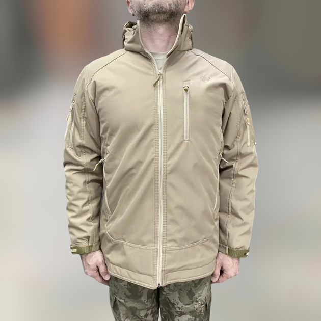 Чоловіча софтшел розмір Куртка куртка колір Койот, зимова для військових WOLFTRAP Softshell, M, - зображення 1