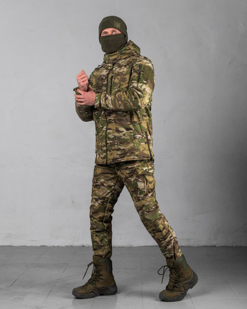 Зимовий тактичний костюм софтшел explorer мультикам (подвійний фліс) Вт6607 XXXL - зображення 2