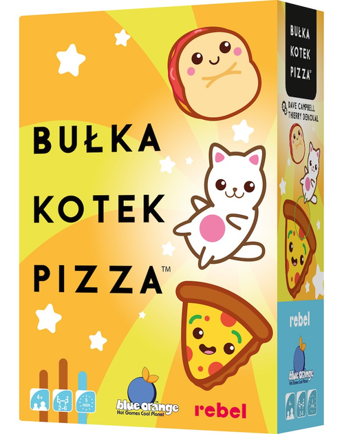 Gra planszowa Rebel Bułka kotek pizza (5902650618787) - obraz 1