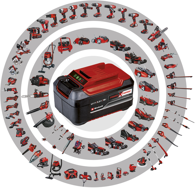 Акумуляторний шурупокрут Einhell X-Change TC-CD 18/35 Li (4006825633078) - зображення 7