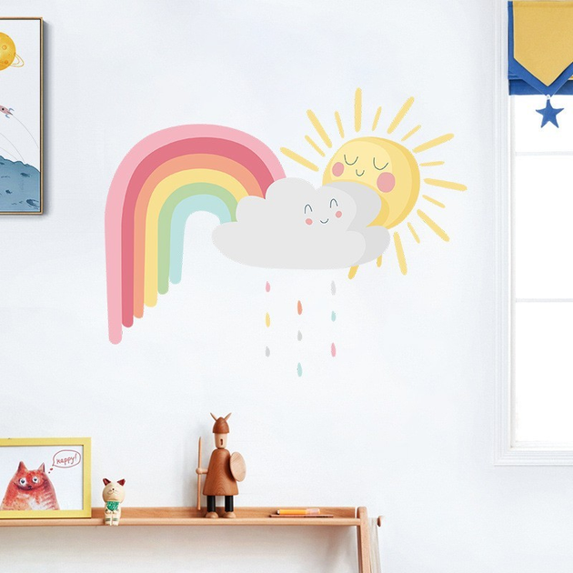 Фотообои Забавная радуга на стену. Купить фотообои Забавная радуга в интернет-магазине WallArt