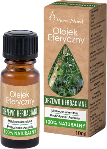 Olejek eteryczny Vera Nord Naturalny drzewo herbaciane 10 ml (5908282460107) - obraz 1