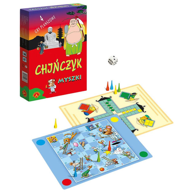 Настільна гра Alexander 2в1 Китаєць - Мишки (5906018000788) - зображення 2