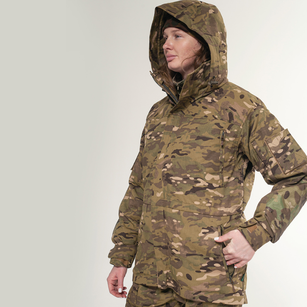 Жіноча штурмова куртка UATAC Gen 5.2 Multicam OAK (Дуб). Куртка парі з флісом M - зображення 2