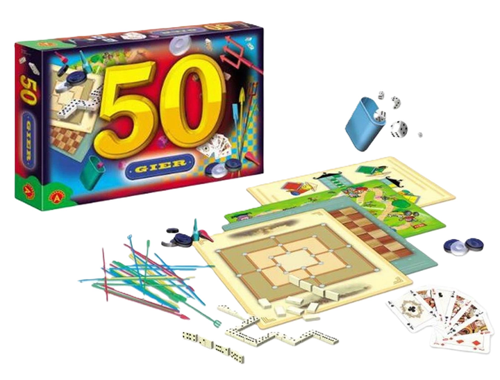 Набір настільних ігор Alexander Світ 50 ігор (5906018001563) - зображення 2