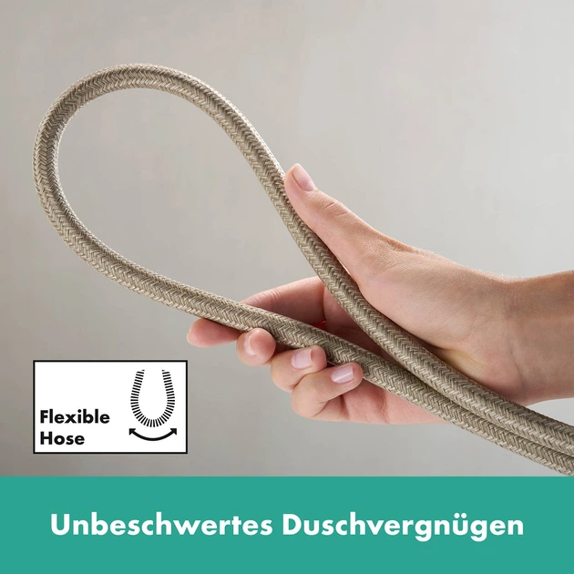 Шланг для душа HANSGROHE Designflex 2000мм силиконовый бронза 28230140 - изображение 2