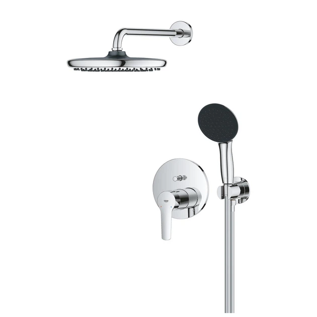 Душова система прихованого монтажу GROHE QuickFix Get із верхнім душем латунь хром 25292000 - зображення 4