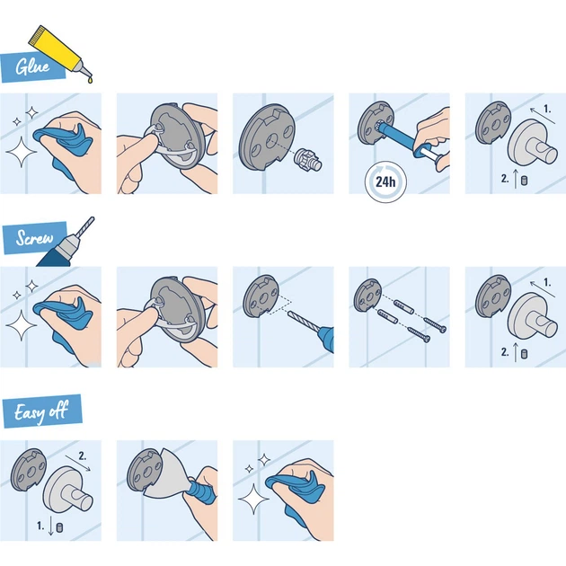 Тримач для рушників Grohe QuickFix Start 41197000 - зображення 4