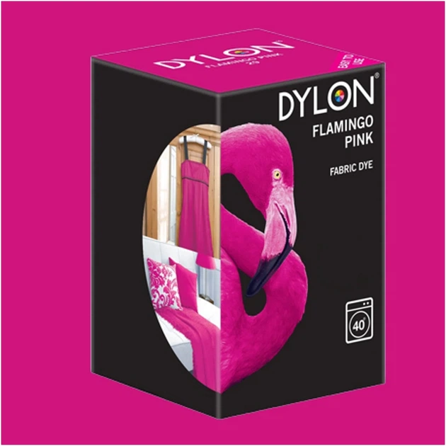 Краска для окрашивания ткани в стиральной машине DYLON Machine Use Flamingo Pink (без соли) - Фото 1 Краска для окрашивания ткани в стиральной машине DYLON Machine Use Flamingo Pink (без соли) - изображение 1