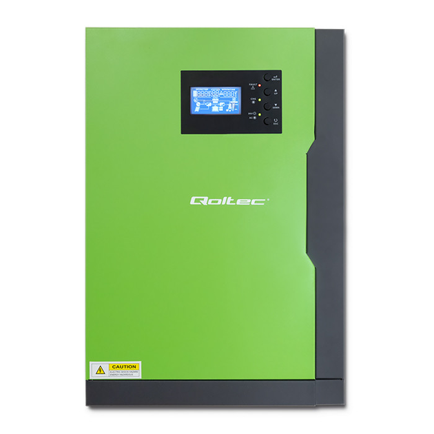 Інвертор Qoltec 6KVA 3.5KW 100A MPPT Sinus - Фото 7 Інвертор Qoltec 6KVA 3.5KW 100A MPPT Sinus - зображення 7