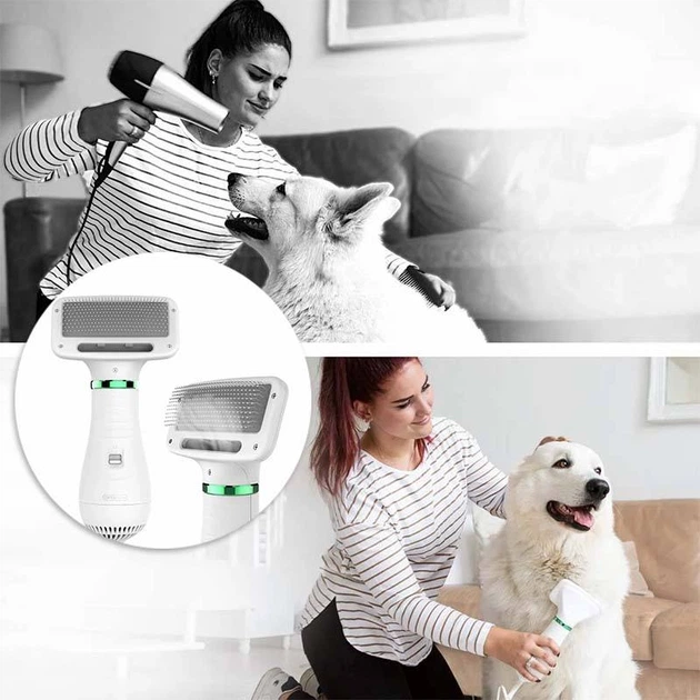 Пылесос-расческа для шерсти животных Pet Grooming Dryer WN-10 - изображение 8