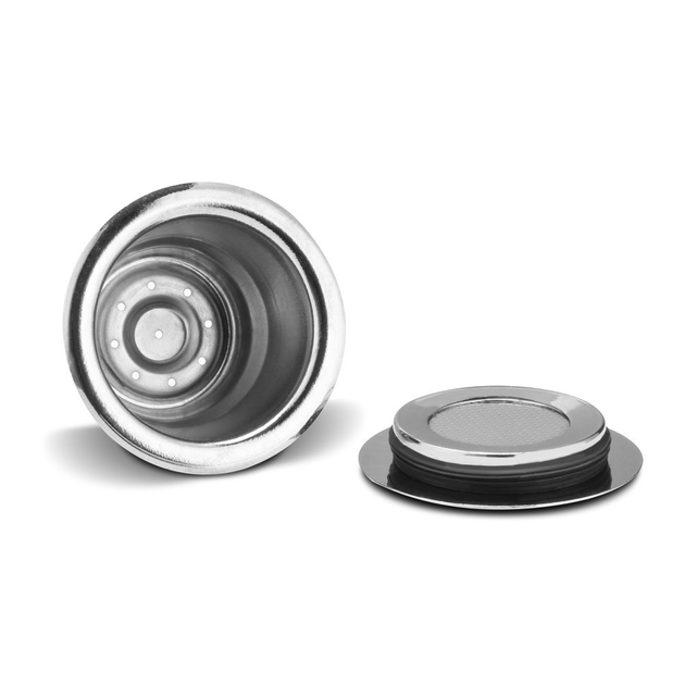 Капсула багаторазова з нержавіючої сталі для кавоварки Nespresso від ICafilas, глянцева - зображення 6