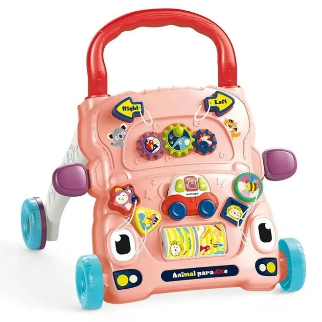 Игрушка-ходунки каталка с игровым центром WToys сортер, шестерни