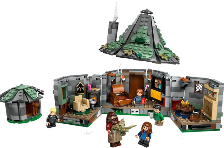 Zestaw klocków LEGO Harry Potter Chatka Hagrida: niespodziewana wizyta 896 elementów (76428) - obraz 3