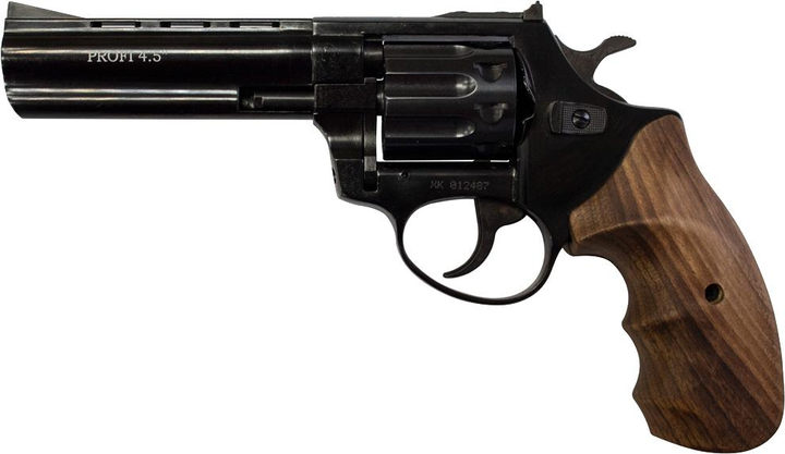 Револьвер флобера Zbroia Profi-4.5" Чорний / Дерево (Z20.7.1.009) ($JU881429) - Уцінка - зображення 1