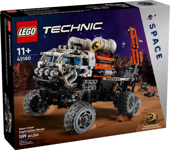 Конструктор LEGO Technic Марсохід команди дослідників 1599 деталей (42180) - зображення 1