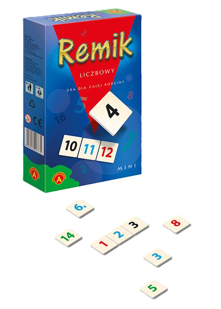 Gra planszowa Alexander Remik liczbowy mini (5906018013429) - obraz 2