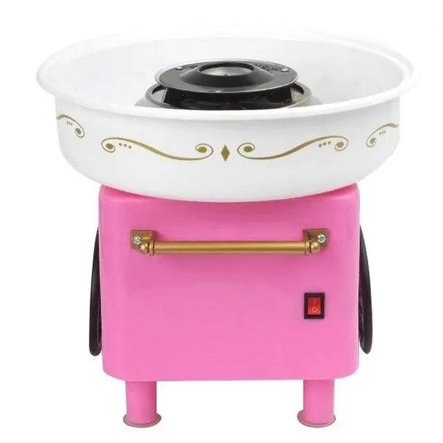 Аппарат для приготовления сладкой сахарной ваты Supretto Cotton Candy Maker большой на колесиках - изображение 2