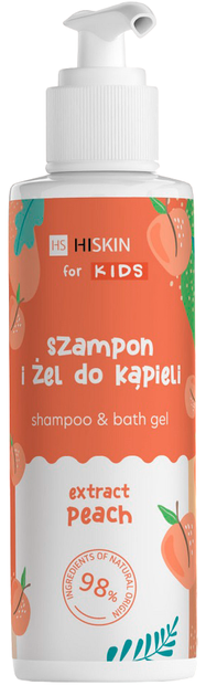 Szampon i żel do kąpieli HiSkin Brzoskwinia 280 ml (5907775546816) - obraz 1