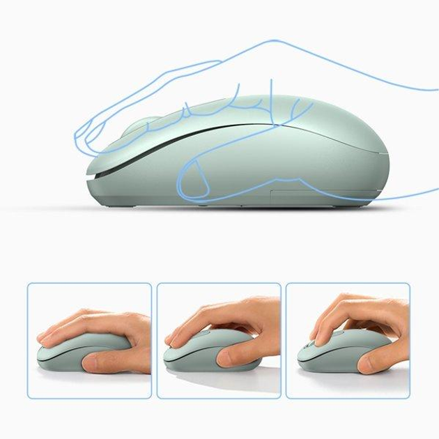 Беспроводная USB мышь Ugreen USB wireless mouse 2,4 ГГц Green (MU105 ...