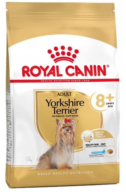 Сухий корм Royal Canin Yorkshire Terrier для собак породи йоркширський тер'єр старше 8 років 500 г (3182550908481) - зображення 1