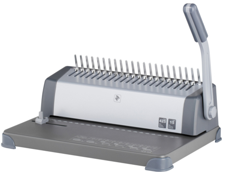 Bindownica na plastikowe sprężyny 2E 21 nóż 2E-B-425 (6921734938725) - obraz 1