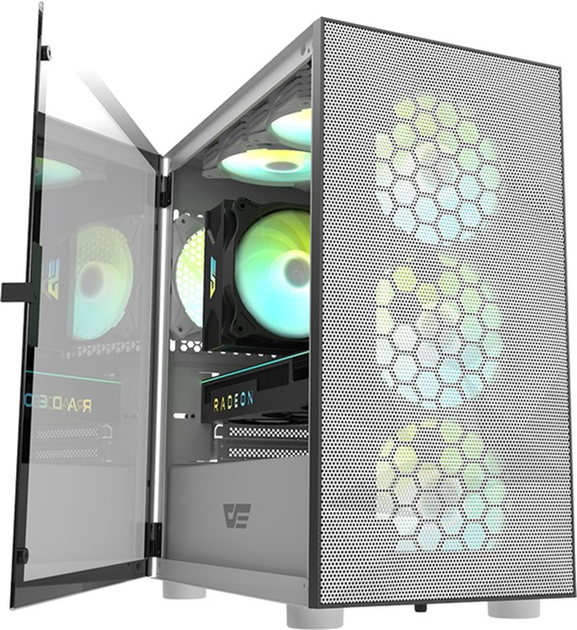 Корпус DarkFlash DLM21 Mesh White (DLM21 Mesh white) - зображення 14