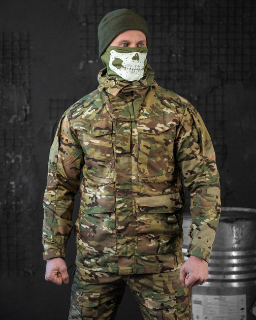 Тактична чоловіча весняна куртка водовідштовхувальна XL мультикам - зображення 1
