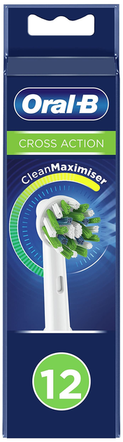 Насадки для зубної щітки Oral-B Cross Action 12 шт (4210201395324) - зображення 3
