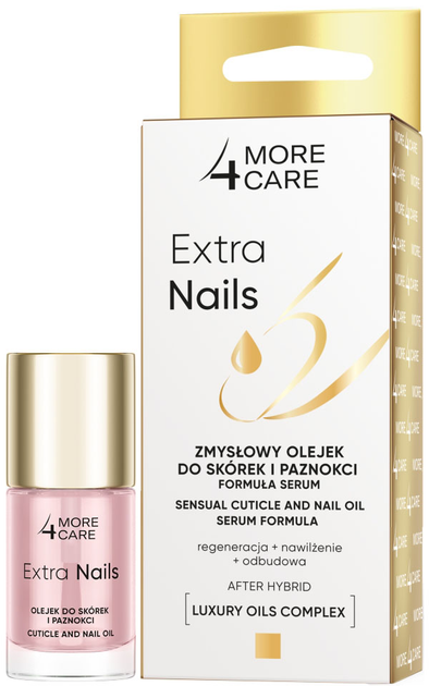 Масло для нігтів More4Care Extra Nails чуттєве 10 мл (5900116097435) - зображення 1