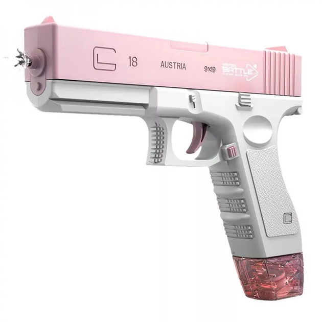 Акумуляторний водяний пістолет Water Gun Glock рожевий - Фото 1 Акумуляторний водяний пістолет Water Gun Glock рожевий - изображение 1